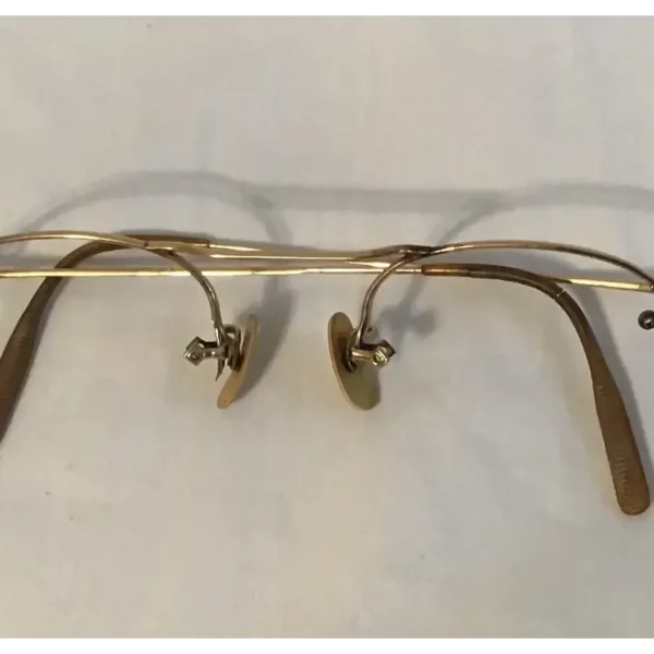 1/10 12K Gold Filled Eyeglass Half Frames.