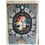 18th Century Cut Paper Pin Prick Picture Scherenschnitte Miniature Portrait, Canivet Circa 1790 Paper Lace 15369