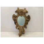 Antique Italian Gillt Wood mirror, 18th century