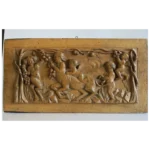 Antique wood relief, 19th century