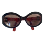 Vintage Orange & Black Etro Sunglasses Made In Italy Prescription