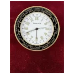 Vintage but Almost NEW Tiffany & Co. World Alarm Clock Vintage Rare Quartz Travel Alarm