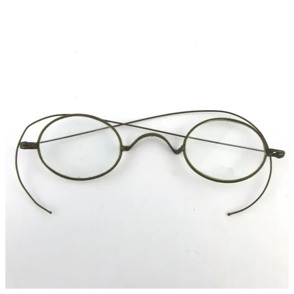 c1890 Antique Great Granny Eyeglasses Brass Frames for Small Head